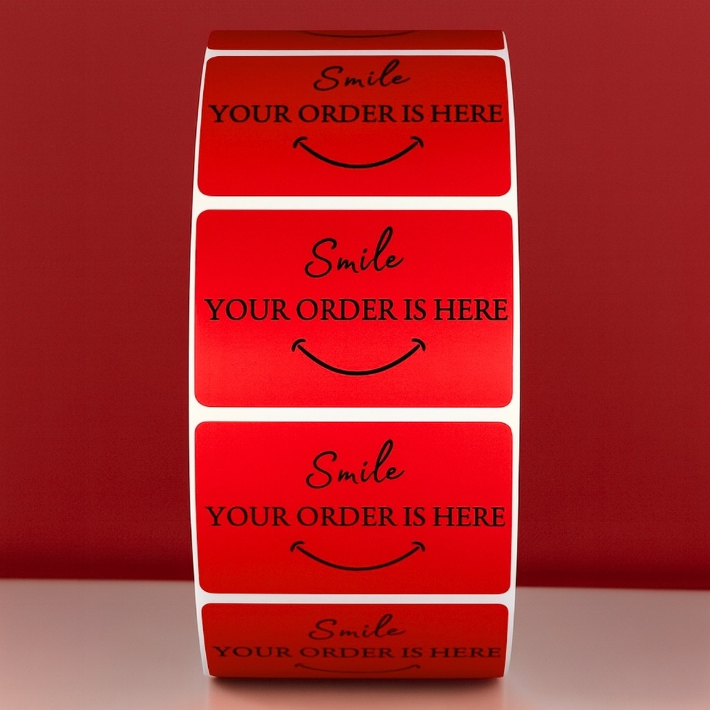 Smile Your Order Is Here Stickers Packaging Labels for Small Business THANK YOU - Picture 6 of 11